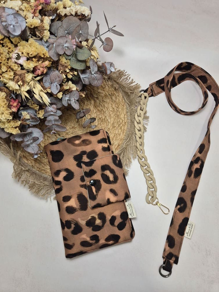 Portadocumentos leopardo
