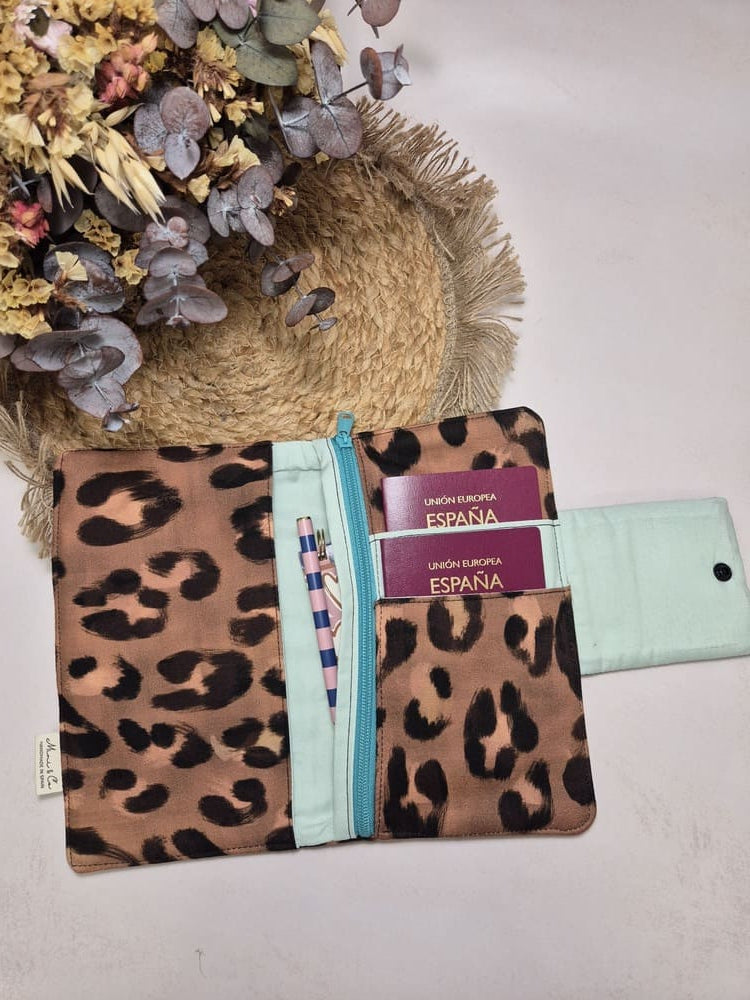 Portadocumentos leopardo