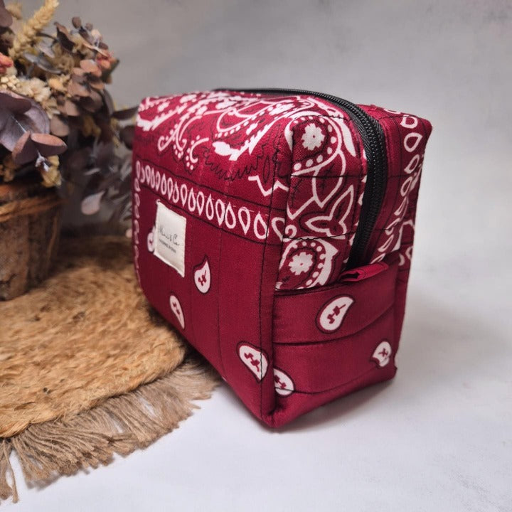 Neceser bandana rojo
