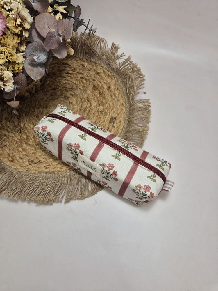 Estuche panama flores