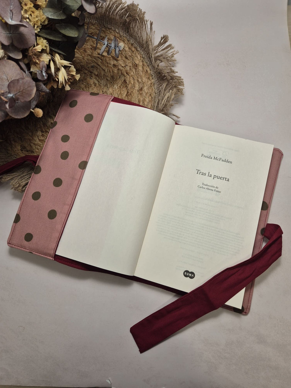 Funda de libro dots