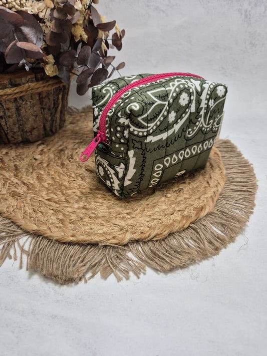 Neceser bandana verde