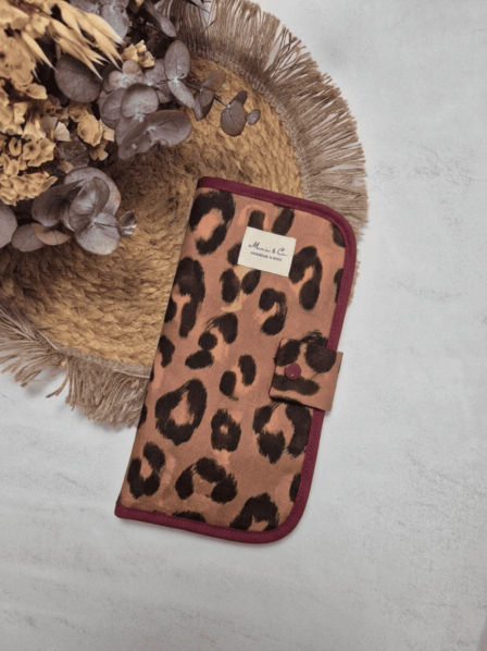 Neceser de higiene leopardo