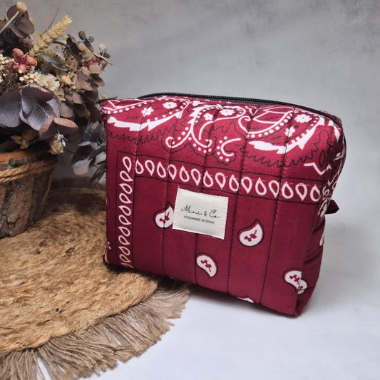 Neceser bandana rojo