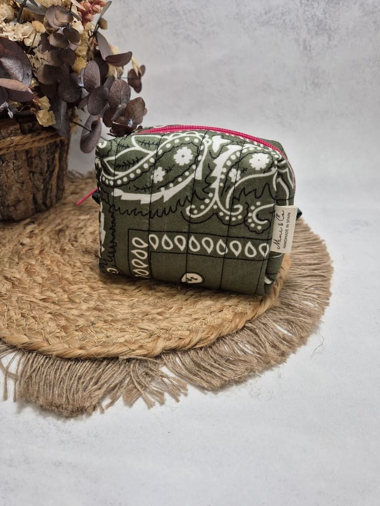 Neceser bandana verde